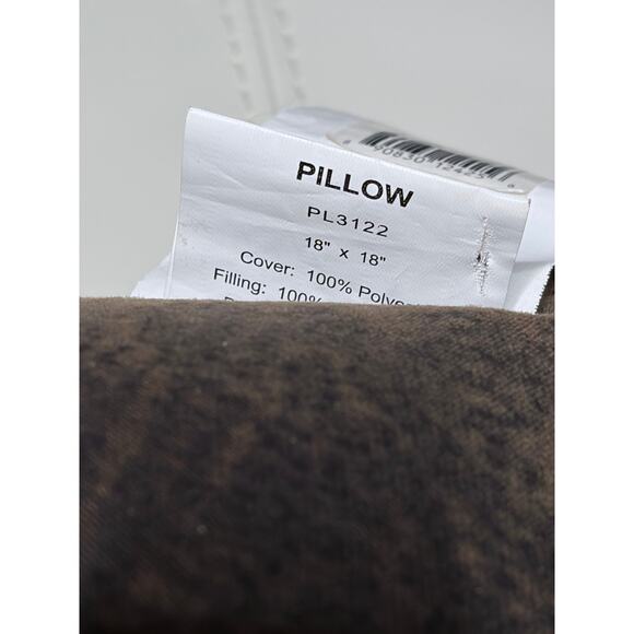 Western Faux Leather Suede Like Studded Pillows 18x18" - Picture 14 of 14